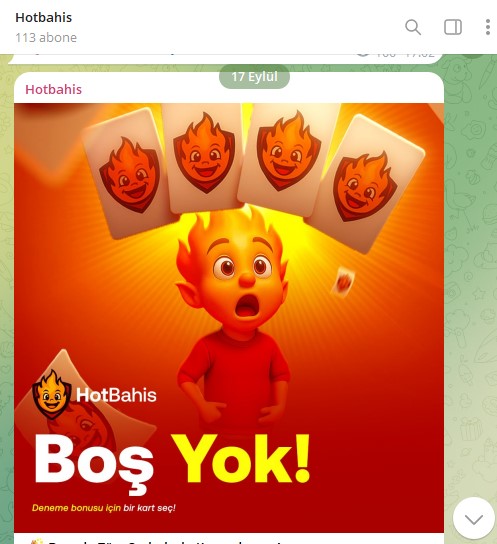 Hotbahis Telegram
